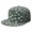 Dinosaur Lov, variant on Minimalist Botanical Cactus Flat Brim Cap - Unisex Adjustable Snapback Hat with Boho Desert Style