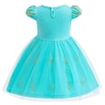 thumbnail image 2 of Baby & Toddler Girls Jasmine Princess Dress Short Sleeve Cosplay Dress Up, 2 of 6