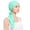 Green, variant on Solid Color Long Tail Turban, Elastic Muslim Hijab Cap with Cotton Blend Fabric, Comfortable Head Wrap for Daily Wear, Prayer, and Modest Fashion-Wine