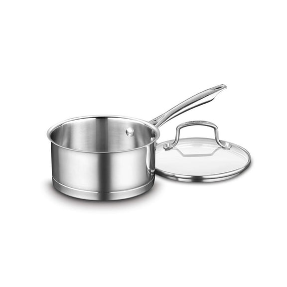 Cuisinart 8919-16 Professional Stainless Saucepan with Cover, 1.5-Quart, Stainless Steel