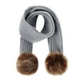 thumbnail image 1 of 110CM Baby Solid Autumn/Winter Double Knitted Wool Scarf, 1 of 3