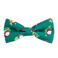 thumbnail image 1 of Festive Men's Bow Tie with Snowflake Santa and Christmas Tree Patterns - Holiday Accessory for Celebrations, 1 of 2