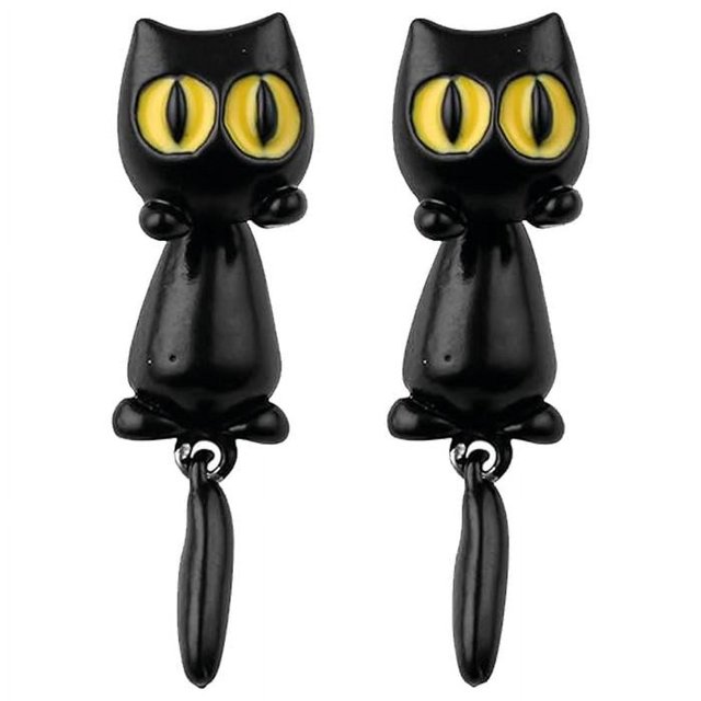 Aretes Infantiles High Monaco MXURA-001 1 Pieza Negro