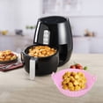 thumbnail image 5 of Taicans Air Fryer Silicone Liners,Air Fryer Silicone Liners Pot,Reusable Oven Microwave Accessories,Replacement of Flammable Parchment Paper,Baking Tray Oven Accessories 5.3 x 7.1 x 2 In Pink, 5 of 9