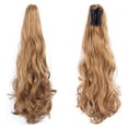 thumbnail image 1 of Extension de Queue de Cheval 24 Pouces Pince Griffe Ondulée Bouclée Extension de Cheveux Queue de Cheval Naturelle Duveteuse Postiche Synthétique pour Femmes Filles, 1 of 6