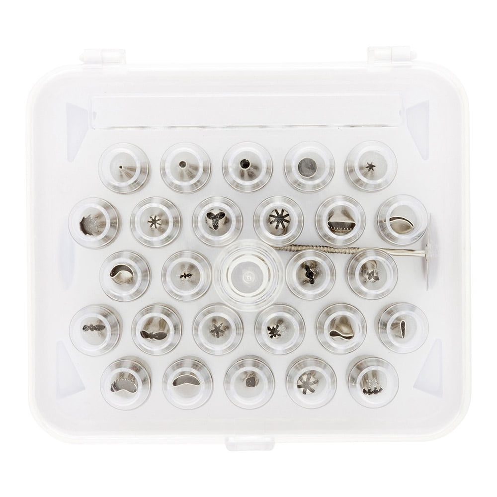 Details about / 36pcs 1Coupler Stainless Steel Icing Piping Nozzles Tips Nozzle Pastry Tools Fon