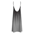 thumbnail image 6 of Linfrsh Womens Halter Dress Backless Cami Dresses for Women Cami Lounge Dress Backless Sleeveless House Dress Long Sundress with Back Tie(Black,2XL), 6 of 7