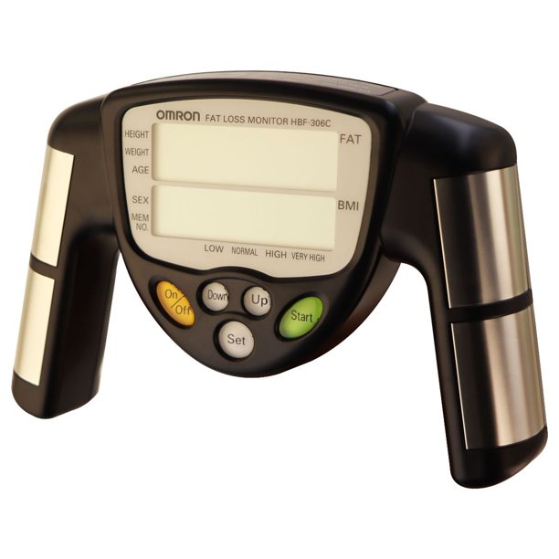 Omron HBF306C Handheld Digital Body Fat Loss Monitor Black