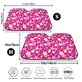 thumbnail image 3 of Balery Vintage Flowers Print Car Windshield Sun Shade,Windshield Sunshade for Car Pickup Truck SUV Accessories-Small, 3 of 7