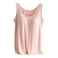 thumbnail image 4 of SHITINN Womens Tank Tops with Built In Bras 2025 Summer Casual Crew Neck Sleeveless Camisole Plus Size Padded Workout Tops Lace Top Women Adjustable Tops for Women Pack 4x Workout Clothes for Women, 4 of 4