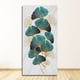 thumbnail image 1 of 1pcs Green Golden Plant Leaf Wall Poster, Wall Canvas, Canvas Painting, Frameless 15.7x31.5in, 1 of 4