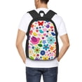 thumbnail image 6 of LNWH Lightweight Backpack, Spring Daisy Abstract Flowers Pattern Casual Backpack Men Outdoor Student Bag Travel Computer Bag, 6 of 8