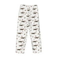 thumbnail image 5 of Xecao Dachshund Dog Men's Straight Lounge Pajama Pants: The Ultimate in Comfortable Sleepwear, 5 of 9