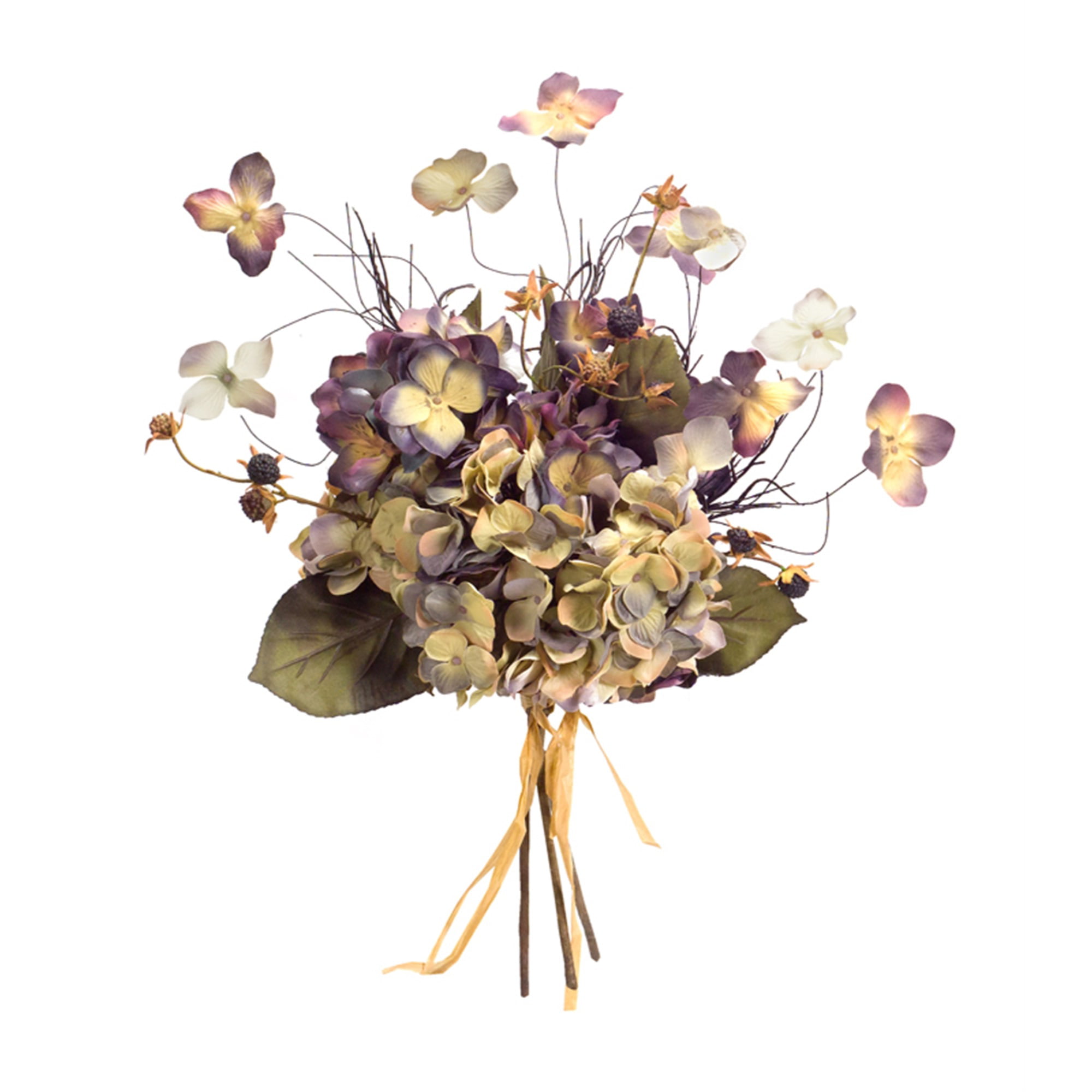 Hydrangea Bouquet (Set of 6) 20"H Polyester/Plastic