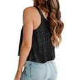 thumbnail image 4 of Bling Bling Women's Sleeveless Sequin Tank Top Camisole Summer Sexy  Vest Tank Tops, 4 of 5