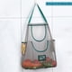 thumbnail image 2 of Bolsa de malla para almacenamiento de alimentos Poaug, bolsa de malla plegable para frutas y verduras, bolsa de compras reutilizable, bolsa de almacenamiento reciclable con bolsillos laterales en, 2 of 8