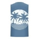 thumbnail image 2 of Hombres Moda Casual sin Mangas Impresión Suéter Cuello Redondo Tanque Deportivo, 2 of 4