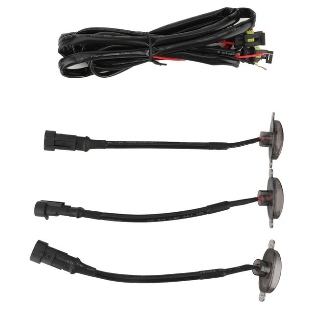Lámpara de parrilla, lámparas ámbar de parrilla automática, luces laterales, lámpara antiniebla, durabilidad extendida