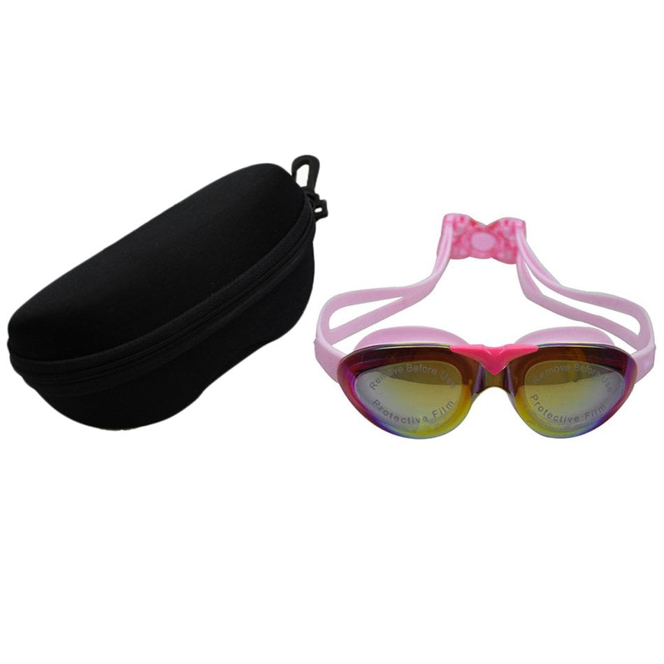 Swimming Goggles Anti UV Fog Protection Electric Plating Glasses Eye Mask Cover 