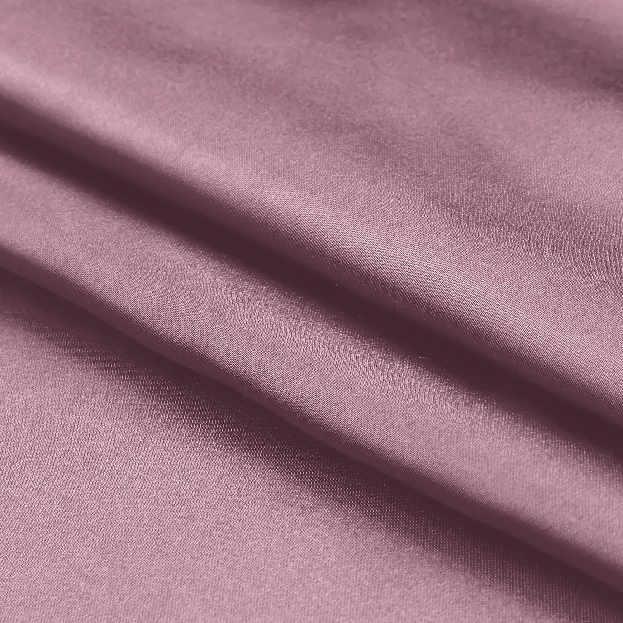 Unique Bargains Envelope Closure Breathable and Soft Satin Pillowcase (2 Count) Bean-Paste Color King
