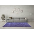 thumbnail image 3 of Ahgly Company Machine Washable Indoor Rectangle Abstract Blue Contemporary Area Rugs, 5' x 7', 3 of 4