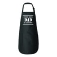 thumbnail image 2 of Stand Back Dad Is Cooking Father's Day Gift Kitchen BBQ Grilling Cooking Dad Father Apron with Pockets, Black, One Size, 2 of 4