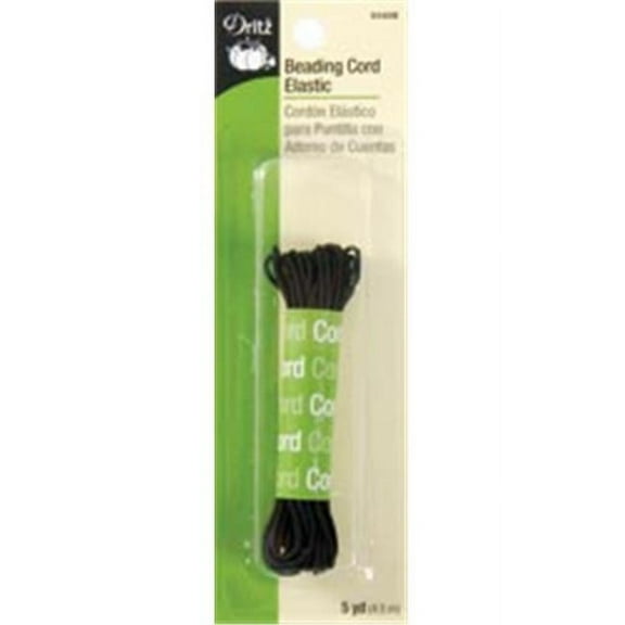 Dritz Beading Cord Elastic 4yd-Black