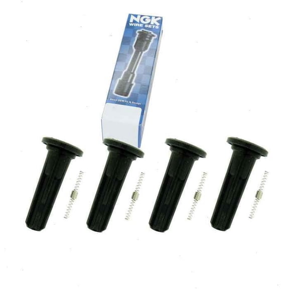 4 pc NGK Ignition Coil Boots compatible with GMC Canyon 2.9L L4 2007-2012
