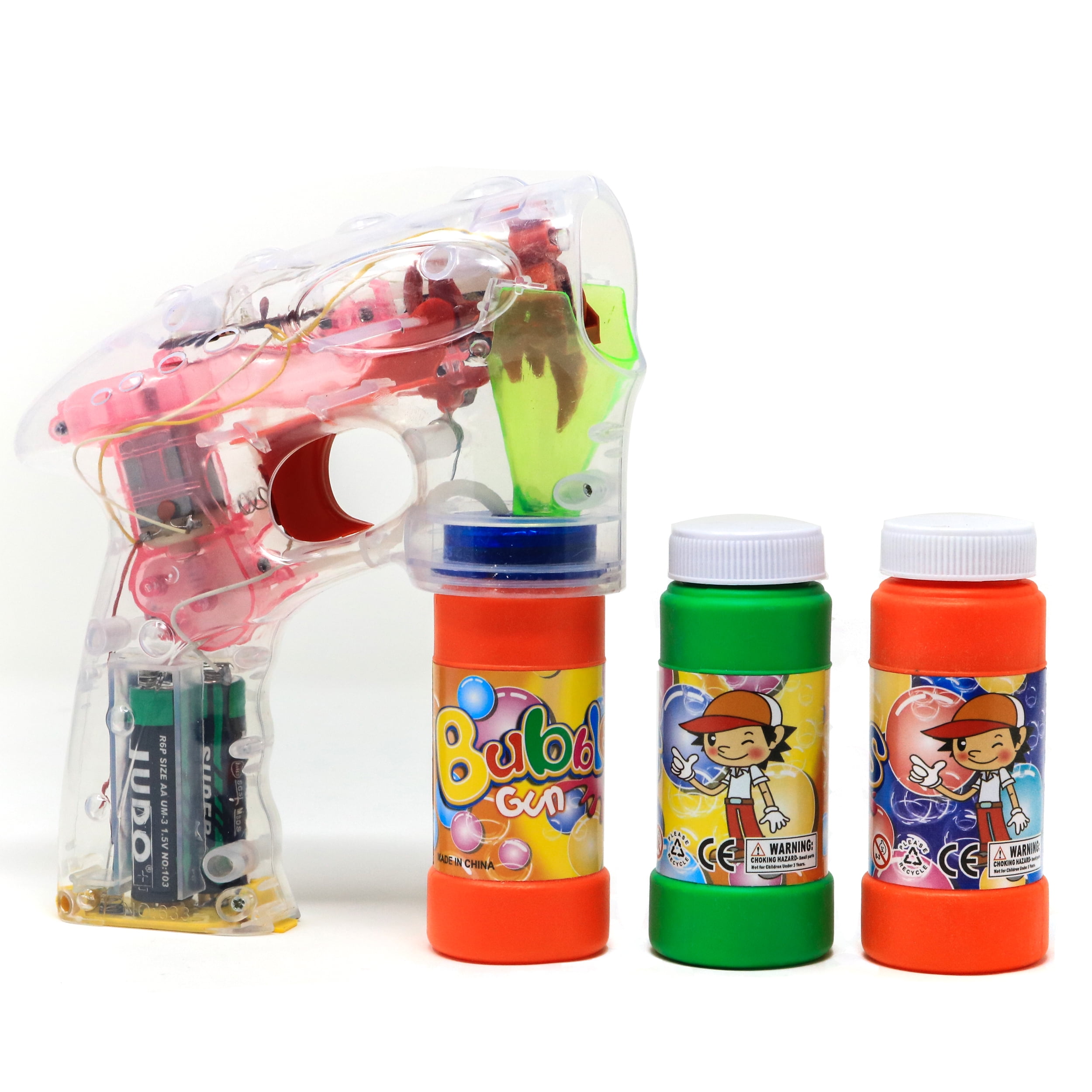 Garden Games & Activities LED LIGHT UP BUBBLE GUN BUBBLEIZER SHOOTER