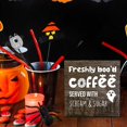 thumbnail image 3 of Letrero de barra de café, decoración de barra de café de Halloween, decoración del hogar de Halloween, letrero de café, letrero de caja de madera de café de Halloween, decoración de mesa de cocina de, 3 of 7