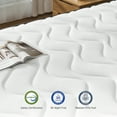thumbnail image 3 of REGOSS Queen Mattress 14 inch - Hotel-Collection Hybrid Mattress for Extra Lumbar Support,Pain Relieving Deep Sleep Memory Foam Mattress,Medium Soft, 3 of 8