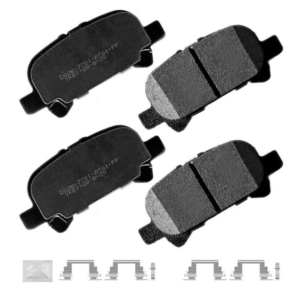 ACB ZONE 4PCS Rear Ceramic Brake Pads for 2001- 2007 Toyota Avalon Solara