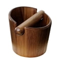 thumbnail image 4 of Cubo de madera para café expreso, cubo para café expreso, cubo para café expreso, base antideslizante, cubo para posos de café, multifunción para, 4 of 9
