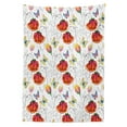 thumbnail image 3 of Ambesonne Watercolor Tablecloth Rectangular Table Cover, Natural Scene Butterfly, 60"x90", Multicolor, 3 of 4