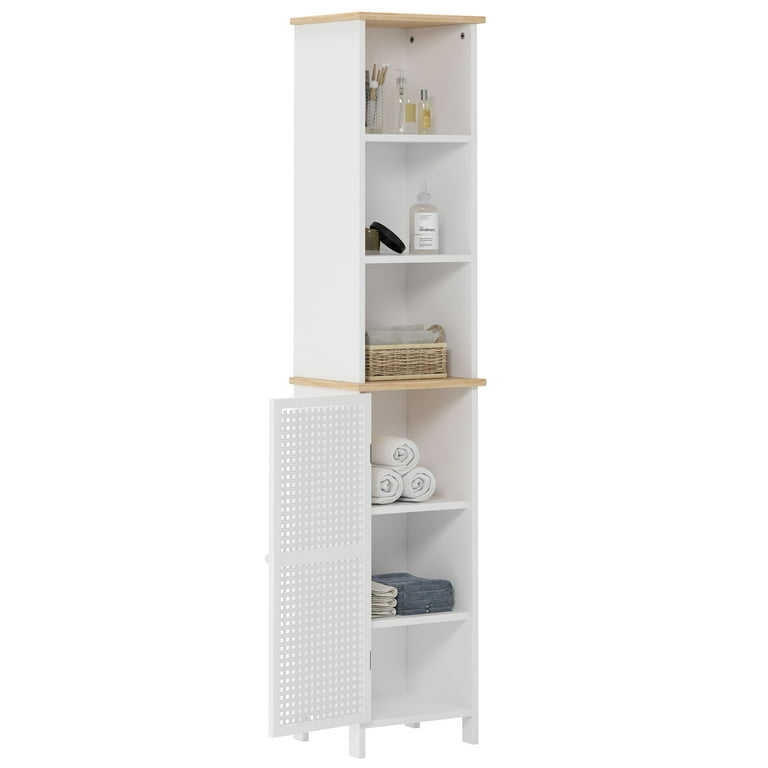 inch Tall Bathroom Storage Cabinet Tall Narrow Cabinet Wooden Free