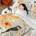 thumbnail image 4 of Castle Fairy Animal Bird 7-Piece Bedding Comforter Set for Teens,Botanical Plants King Bedding Sets,Rustic Vintage Ultra Soft Bed Sheets,Ultra Soft Home Decor, 4 of 8
