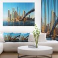 thumbnail image 1 of New York City with Brooklyn Bridge - Cityscape Canvas Print, 1 of 3