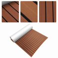 thumbnail image 4 of EVA Teak Decking Sheet Boat Flooring, Multifunction Non Slip Yacht Flooring, Decking Sheet Marine Mat with Easy Clean Comfortable for Yacht RV Car Interior Decoration, 4 of 7