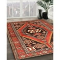 thumbnail image 2 of Ahgly Company Indoor Round Traditional Red Persian Area Rugs, 4' Round, 2 of 6