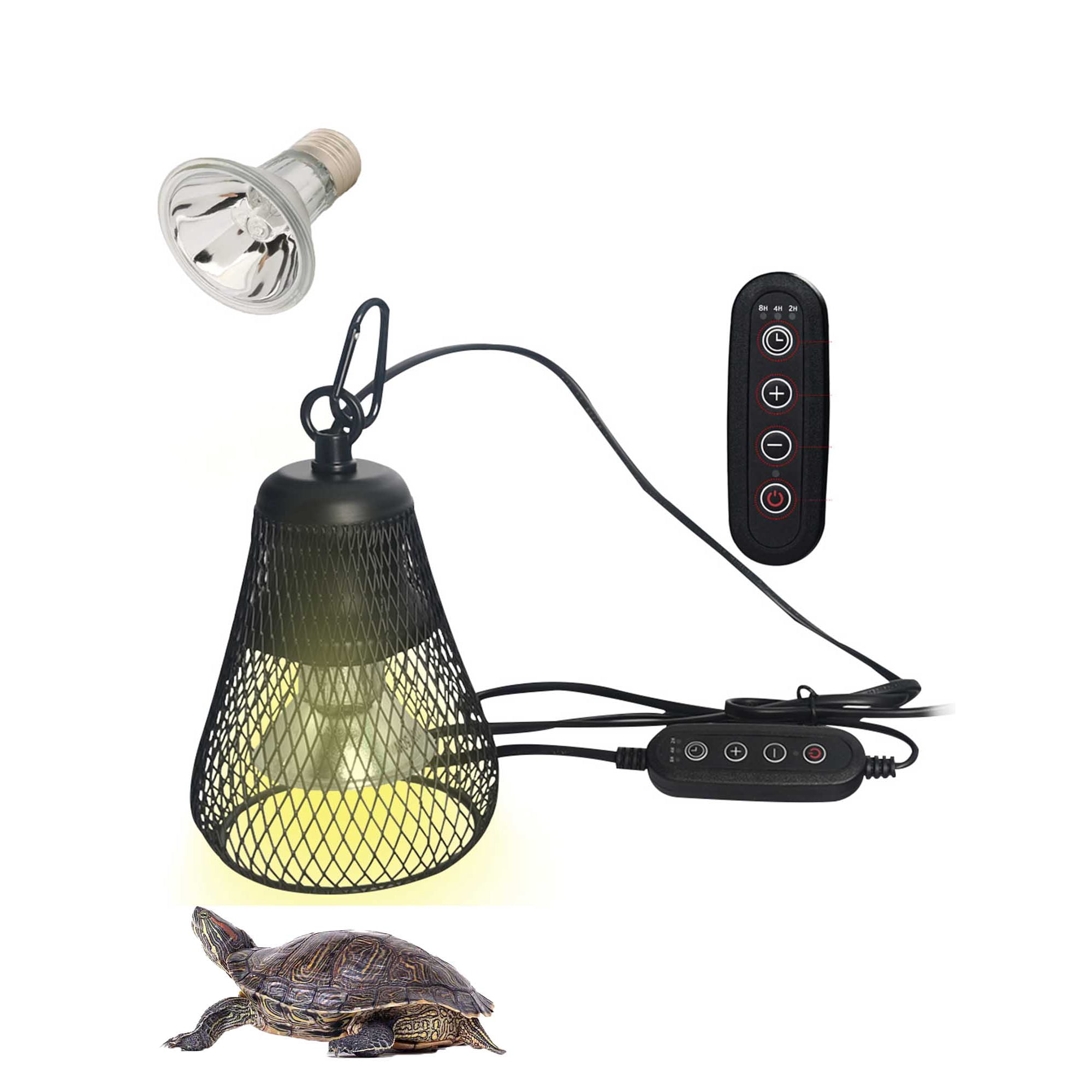 Cocomy Reptile Heat Lamp Adjustable Temperature UVA/UVB Bulb