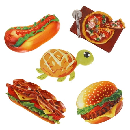

5 Pcs Fridge Magnet Refrigerator Clings Refrigerator Decor Sticker
