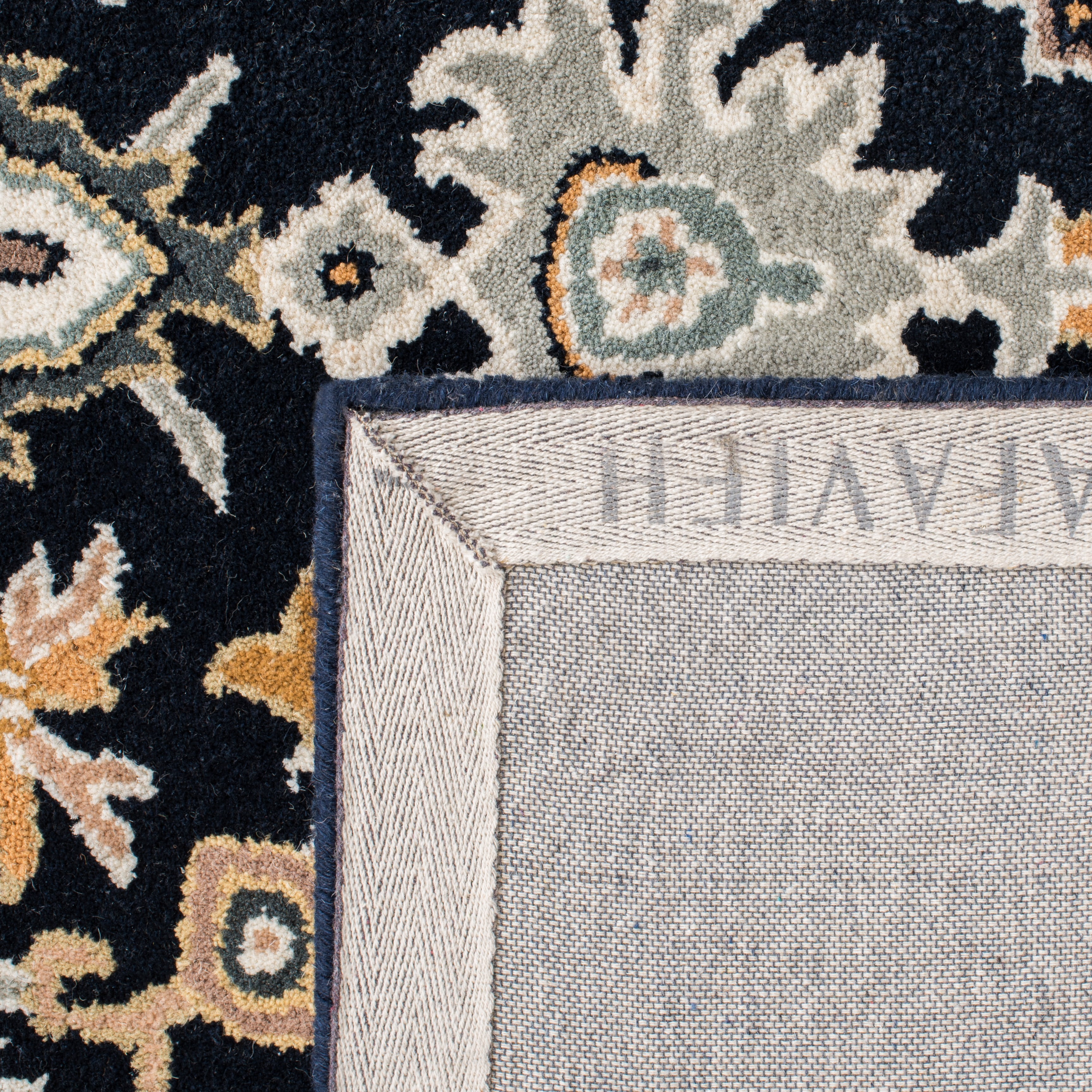 Safavieh Heritage York Oriental Wool Runner Rug, Navy/Ivory, 2'3" x 14'