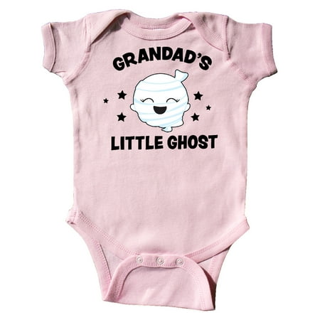 

Inktastic Cute Grandad s Little Ghost with Stars Gift Baby Girl Bodysuit