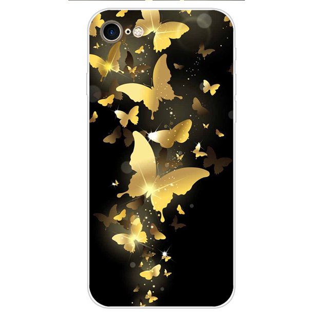 Funda transparente ultrafina para teléfono móvil, carcasa trasera para iPhone 5, 5S, SE 2020, 6, 6S, 7, 8, 4, 4S Fivean unisex