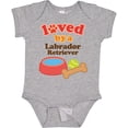 thumbnail image 3 of Inktastic Labrador Retriever Loved by a Boys or Girls Baby Bodysuit, 3 of 5