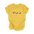 thumbnail image 1 of 905 Hamilton Ontarion Canada Code Régional Skyline de la Ville Cadeau - T-Shirt Unisexe - Inspired X, 1 of 1