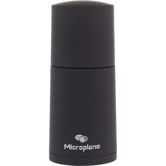 Molino de Especias Microplane para Canela y Nuez Moscada en Negro