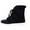 Black, variant on Womens Hiking Boots TKYCMSUAKI Women's Plush Ankle Boots, Lace-up Combat Flat Fashion Booties Low Heel Pull On Booties Winter Slip On Comfortable Cute Stylish Casual Short Booties Shoes