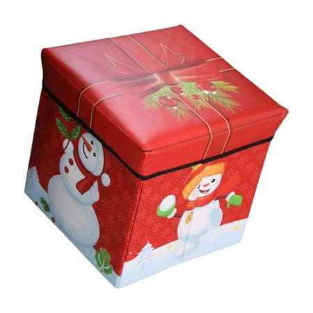 Holiday Season Foldable Fabric Storage Box Household Item Management