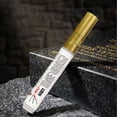 thumbnail image 4 of Tombstone Marker Pen, Waterproof Stone Touch Up Pen for Headstone Inscription Restoration, Strong Coverage Paint Pens for Gravestone Lettering and Memorial Inscriptions (Gold), 4 of 6